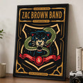 Zac Brown Band Pittsburgh PA 2026 Event Poster Zac Brown Merch Wall Hanging Decor - Merchluma