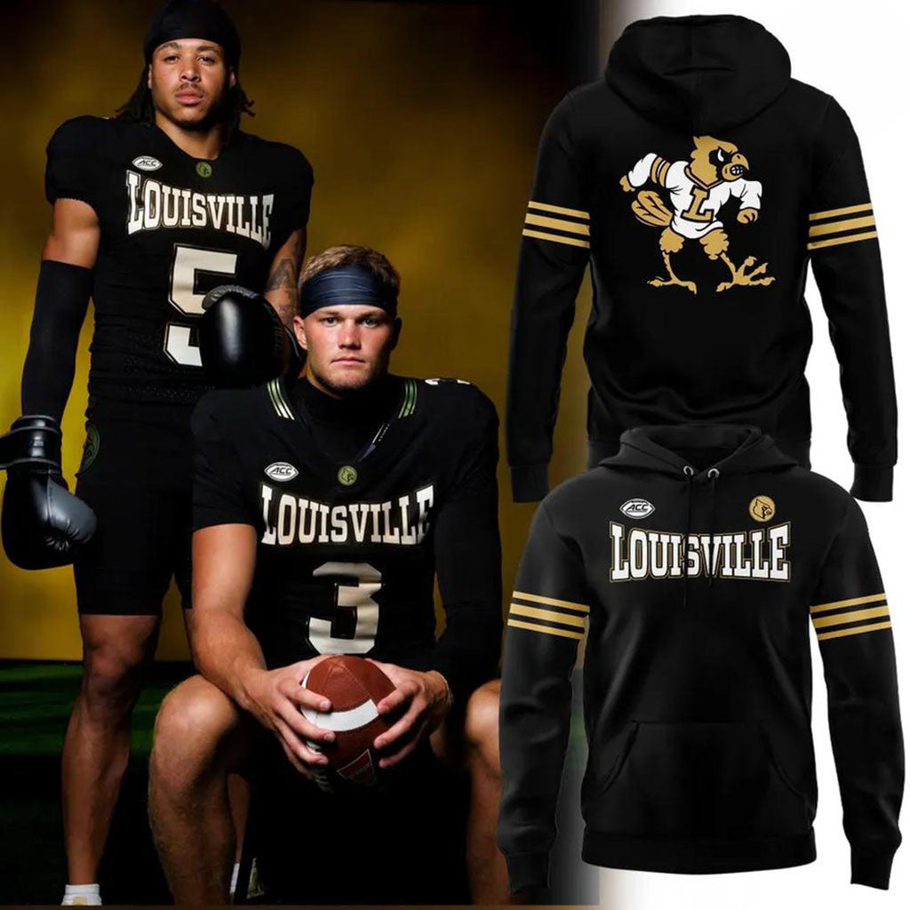 Louisville Cardinals Football All For The Ville Hoodie Cardinals Merch Gifts For Fans - Merchluma