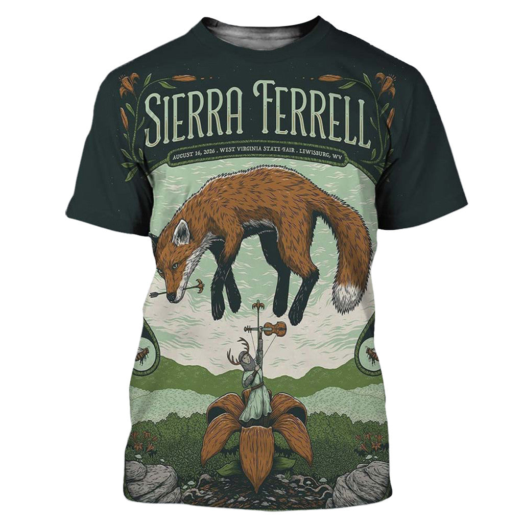 Sierra Ferrell Lewisburg WV 2026 Show Shirt Sierra Ferrell Merch Gifts For Music Enthusiasts - Merchluma