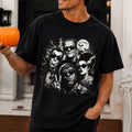 Halloween Monster Frankenstein Werewolf Dracula Bubblegum Selfie T-Shirt Gifts For Horror Lovers - Merchluma