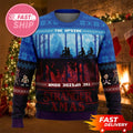 Stranger Xmas The Upside And The Upside Down Ugly Sweater Stranger Things Merch Holiday Gifts - Merchluma