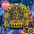 Michigan Wolverines Tree Ball Ugly Sweater Wolverines Merch Xmas Gift For Football Fans - Merchluma