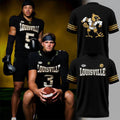 Louisville Cardinals Football All For The Ville Graphic T-Shirt Louisville Cardinals Merch - Merchluma