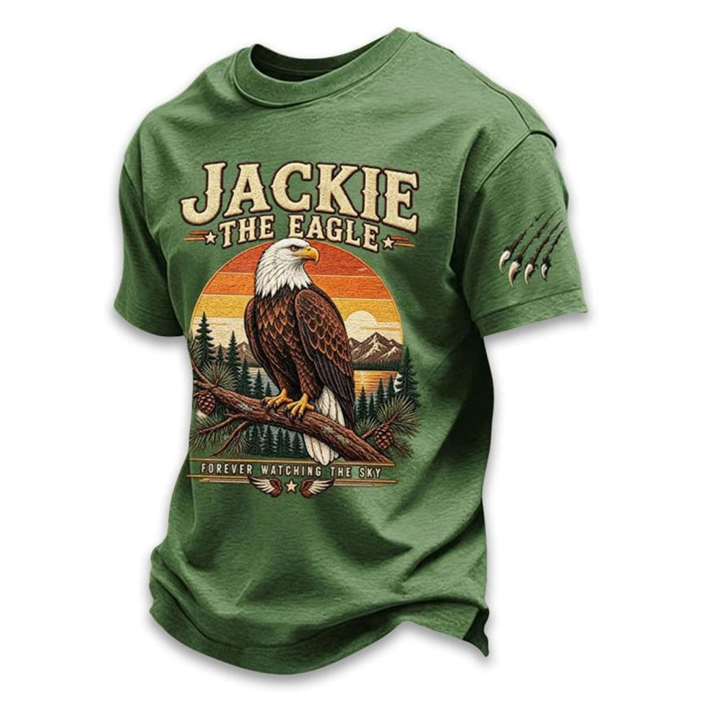 Jackie The Eagle Fly Free T-Shirt Jackie Merch Forever Watching The Sky Shirt Gifts For Fan - Merchluma