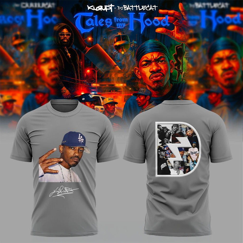 Kurupt x DJ Battlecat's Merch New Album Tales From My Hood Shirt Gifts For Fans - Merchluma