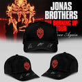 Jonas Brothers Merch The Burning Up Tour All Over Again 2026 Hat Black Gifts For Him - Merchluma