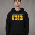 Weezer I Struck Gold With Weezer Listening Event Hoodie August 15 2026 Weezer Merch Fan Gear - Merchluma