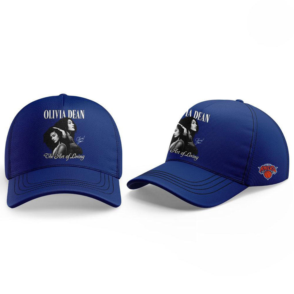 Olivia Dean x New York Knicks The Art of Loving Live 2026 Hat Olivia Dean Merch Gifts For Fan - Merchluma