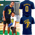 Indiana Pacers Tyrese Haliburton 0 Basketball T-Shirt Indiana Pacers Merch Fans Gifts - Merchluma