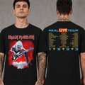 Iron Maiden Merch IM50 Anniversary Collection A Real Live Tour 1993 T-Shirt Gifts For Fans - Merchluma