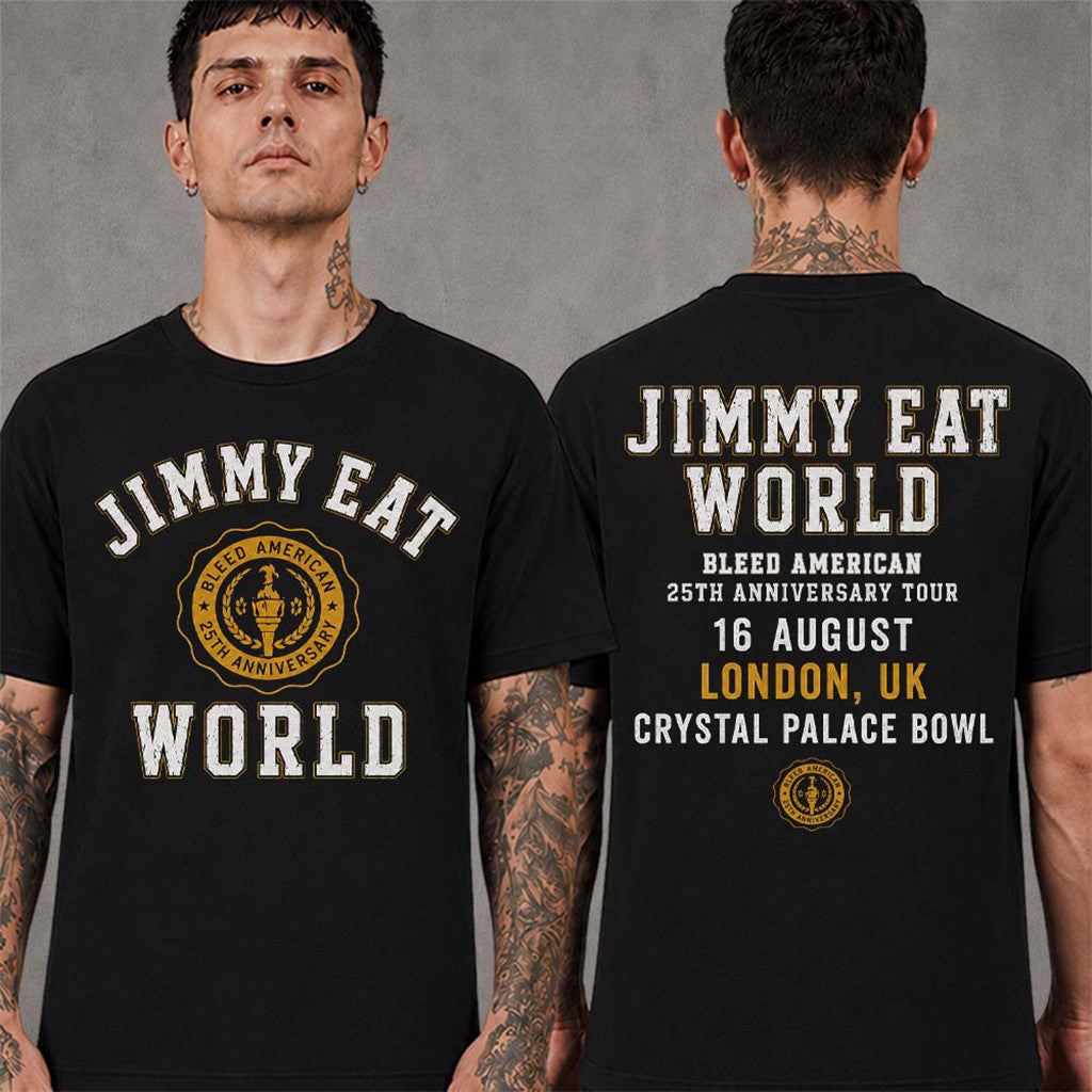 Jimmy Eat World London UK 2026 Tour T-Shirt Jimmy Eat World Merch Gifts For Friends - Merchluma