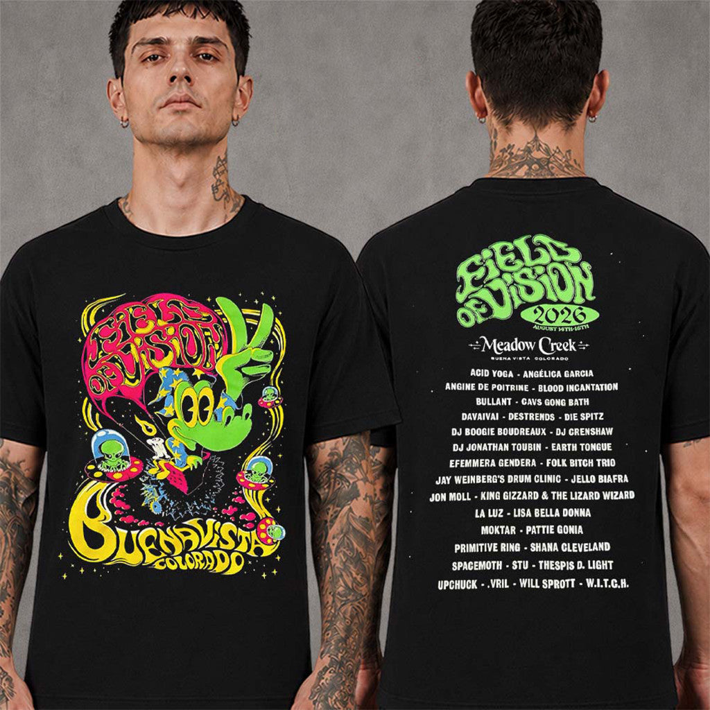 King Gizzard And The Lizard Wizard Merch Field Of Vision 2 2026 T-Shirt Gifts For Dudes - Merchluma