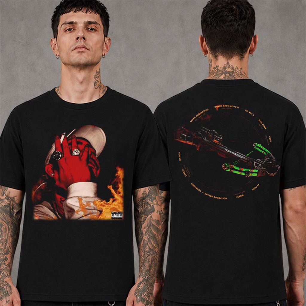 Post Malone August 26 Album Cover Art With Tracklist T-Shirt Post Malone Merch Fans Gifts - Merchluma