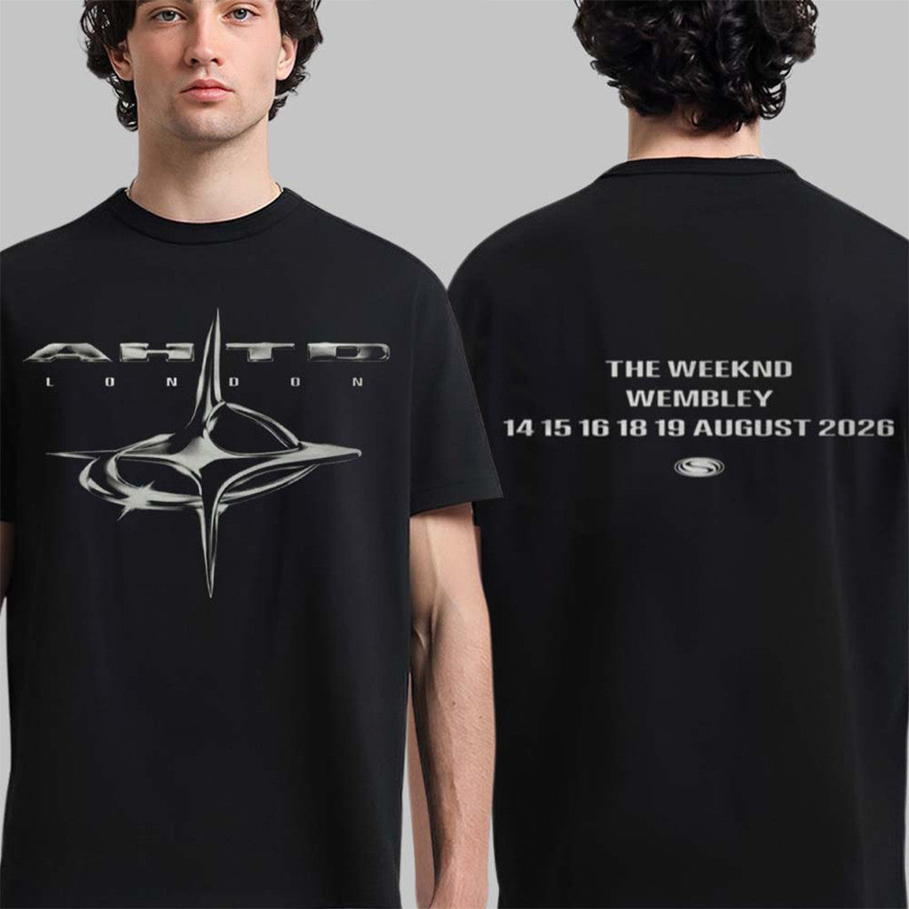 The Weeknd AHTD London UK 2026 T-Shirt The Weeknd Merch Cool Gifts For Music Lovers - Merchluma