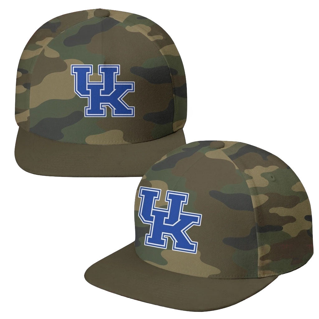 Kentucky Wildcats Field Ops Camo Snapback Hat Kentucky Wildcats Merch Gift Ideas For Husband - Merchluma