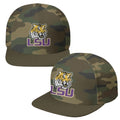 LSU Tigers Field Ops Camo Snapback Hat LSU Tigers Merch Gift Ideas For Brother - Merchluma
