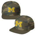 Michigan Wolverines Field Ops Camo Snapback Hat Wolverines Merch Presents For Football Fans - Merchluma