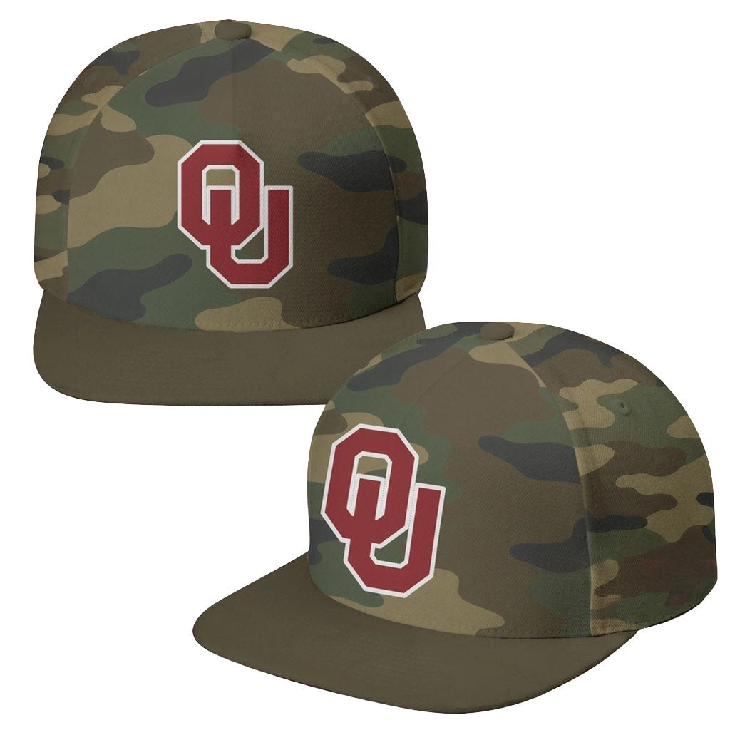 Oklahoma Sooners Field Ops Camo Snapback Hat Sooners Merch Best Gifts For Football Fans - Merchluma
