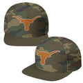 Texas Longhorns Field Ops Camo Snapback Hat Longhorns Merch Football Fan Gift Ideas - Merchluma