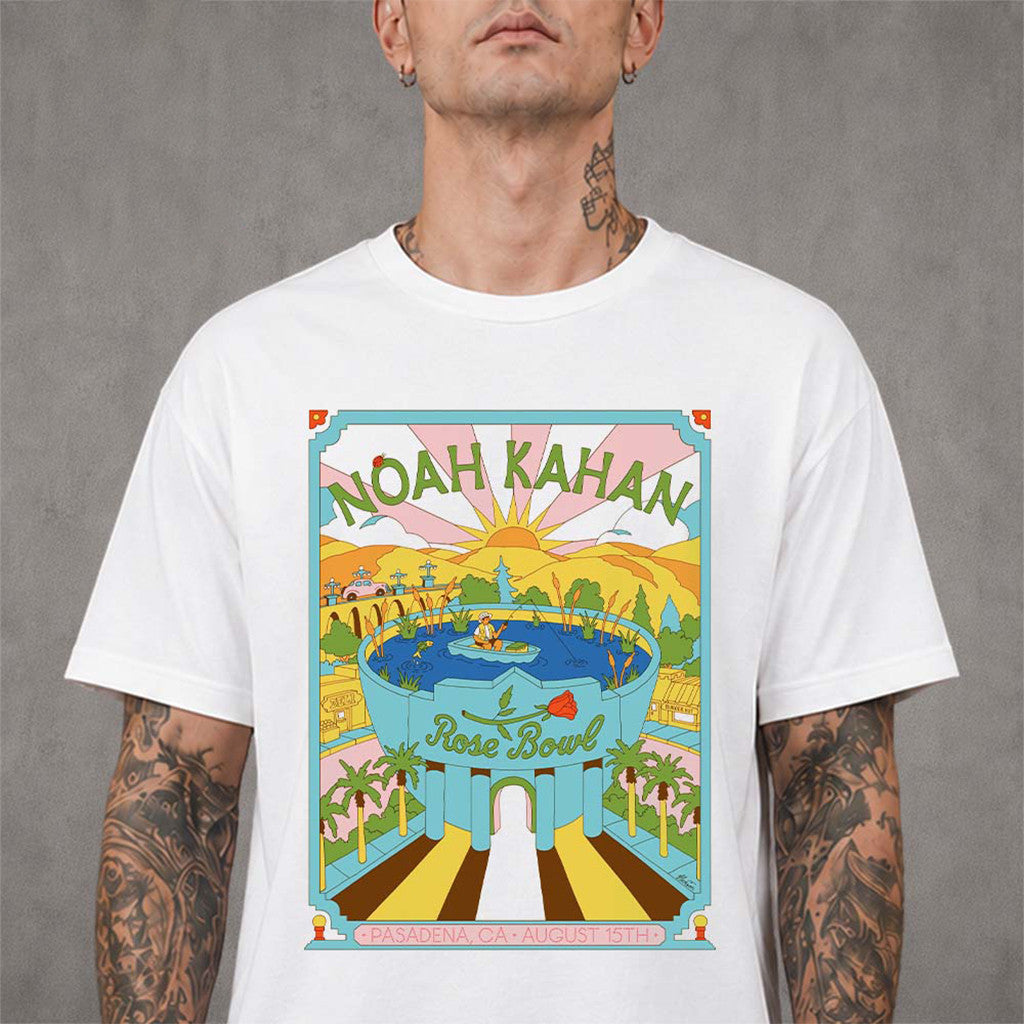 Noah Kahan Pasadena CA 2026 Event Poster T-Shirt Noah Kahan Merch Best Gifts For Music Lovers - Merchluma