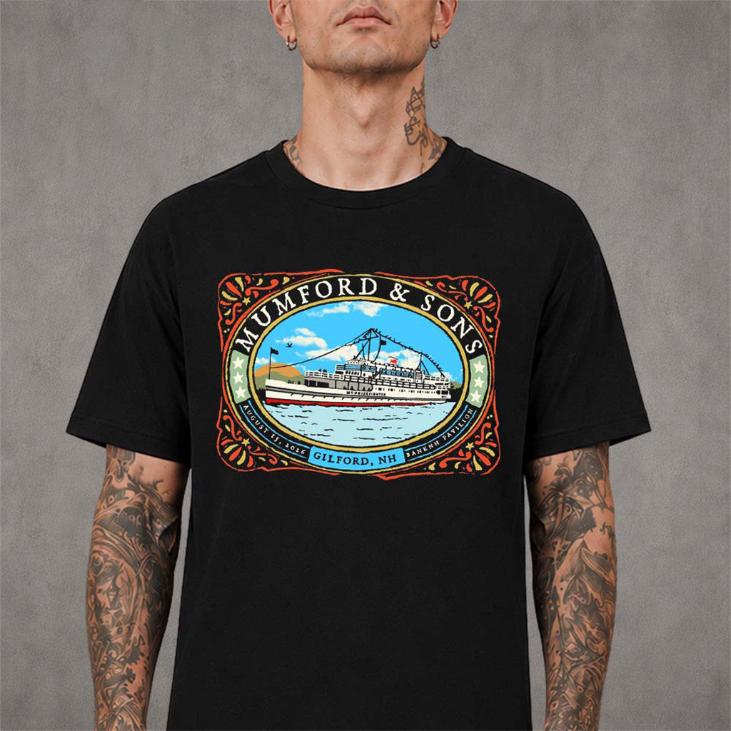 Mumford And Sons Gilford NH 2026 T-Shirt Mumford And Sons Merch Gifts For Rock Fan - Merchluma