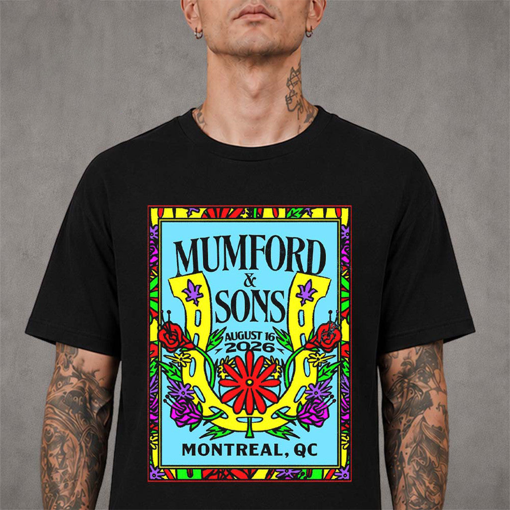 Mumford And Sons Montreal QC 2026 Event T-Shirt Mumford And Sons Merch Gifts For Him - Merchluma