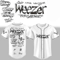 Weezer The Gathering World Wide Tour 2026 Baseball Jersey Weezer Merch Gifts For Rock Fan - Merchluma