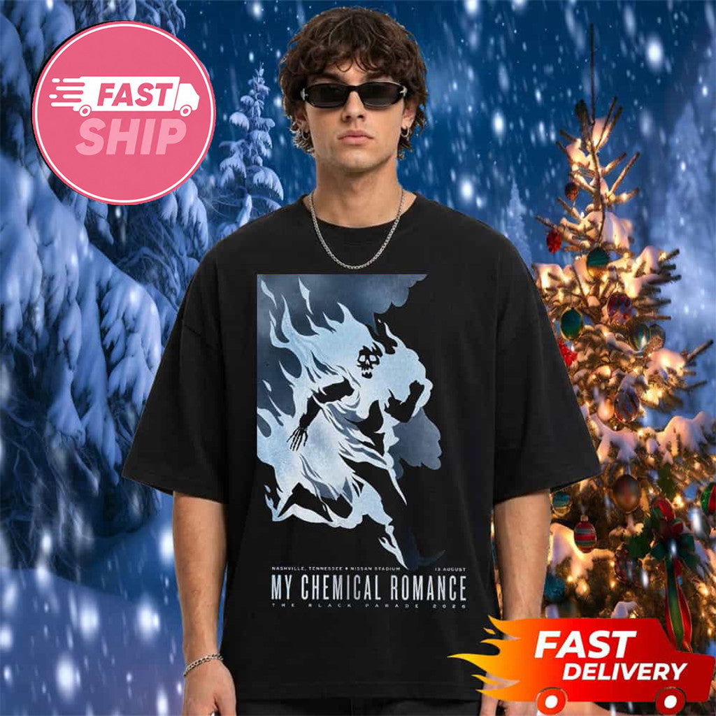 My Chemical Romance Merch The Black Parade 2026 Tour Nashville TN Event T-Shirt Him Gifts - Merchluma