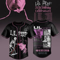 Lil Peep 30th Birthday Celebration 2026 Tour Baseball Jersey Lil Peep Merch Gifts For Fans - Merchluma