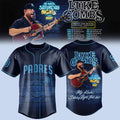 Luke Combs x San Diego Padres My Kinda Saturday Night Tour 2027 Baseball Jersey Padres Merch - Merchluma