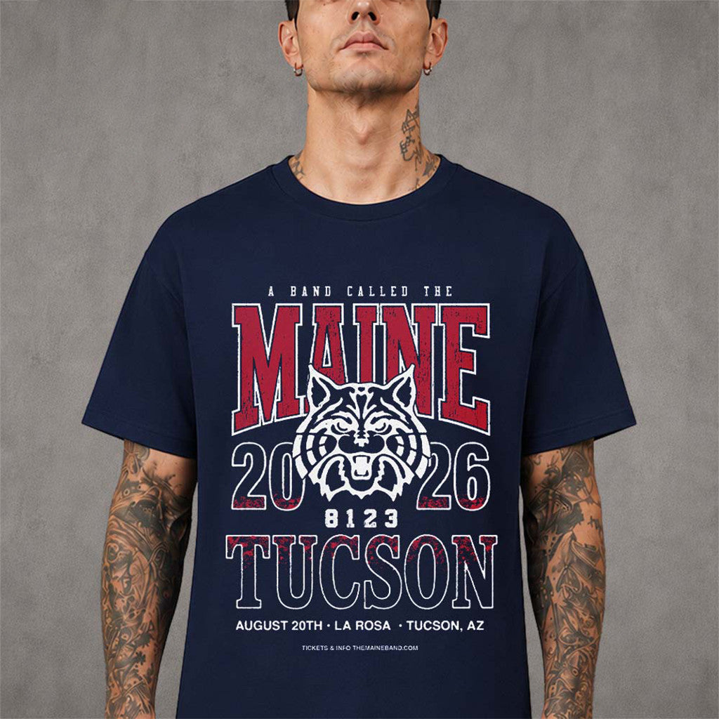 The Maine Tucson AZ 2026 Event T-Shirt The Maine Merch Unique Gifts For Music Lovers - Merchluma