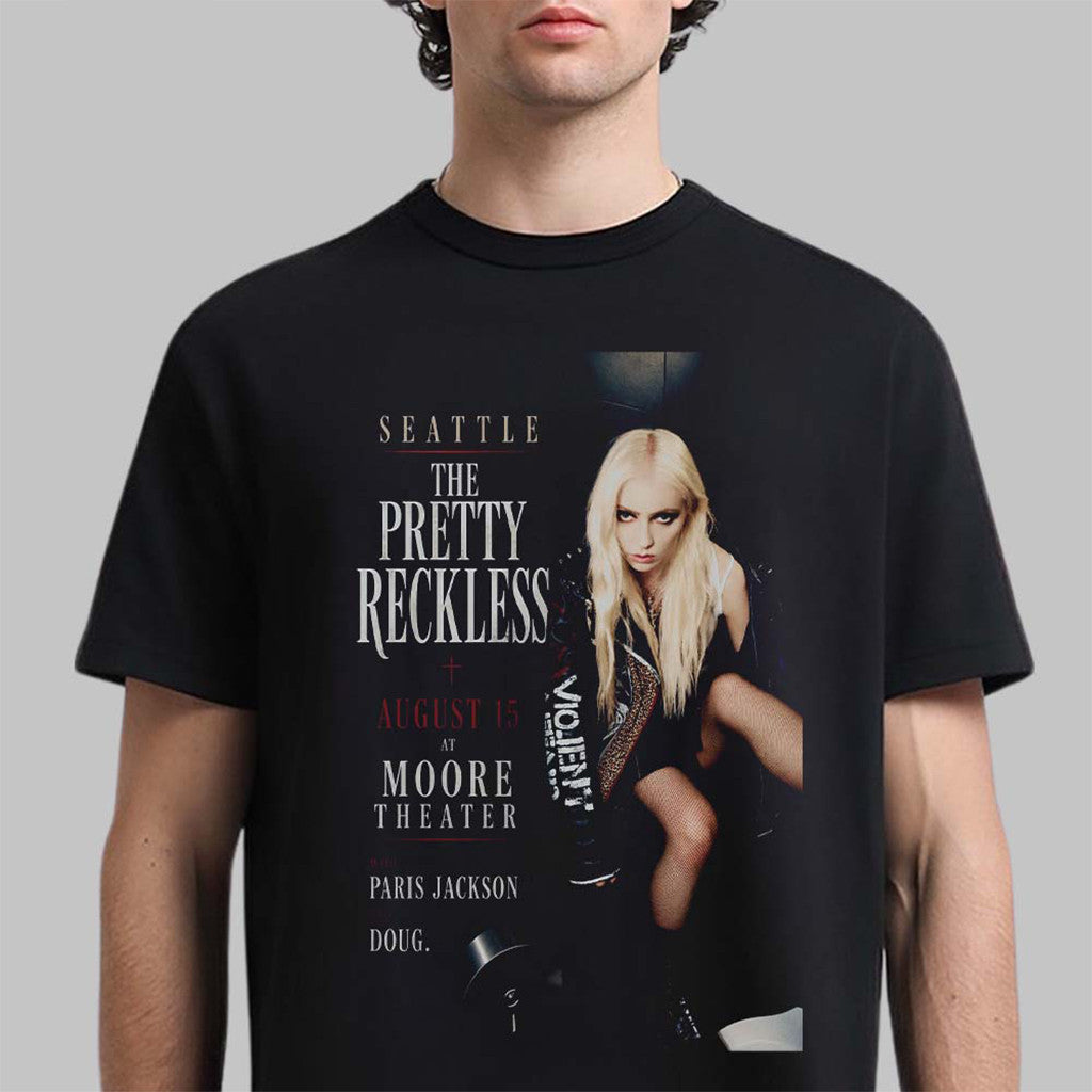 The Pretty Reckless Merch Seattle 2026 Event T-Shirt Presents For Music Lovers - Merchluma
