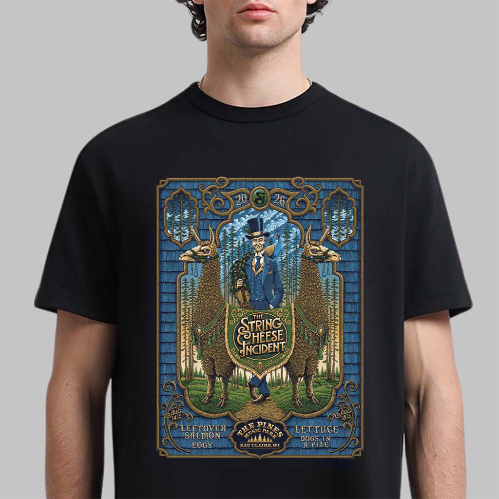 The String Cheese Incident Merch Eau Claire WI 2026 Event T-Shirt Music Related Gifts For Guys - Merchluma