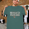Mensah-Fletcher 26 Shirt Miami Hurricanes Football Tee Hurricanes Merch Gifts For Fans - Merchluma