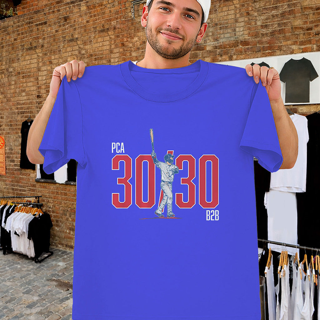 Pete Crow-Armstrong 30 30 B2B Shirt Back To Back Seasons Baseball Tee Chicago Cubs Merch - Merchluma