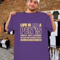 Life Is Like A Penis Shirt Funny Crude Meme Joke Tee Gifts For Friends - Merchluma