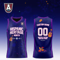 Custom Atlanta Dream x Hispanic Heritage Month Purple Basketball Jersey Atlanta Dream Merch - Merchluma