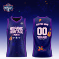 Custom Washington Mystics x Hispanic Heritage Month Purple Basketball Jersey Mystics Merch - Merchluma