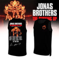 Jonas Brothers Merch The Burning Up Tour All Over Again 2026 Basketball Jersey Gifts For Dudes - Merchluma