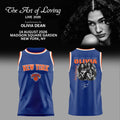 Olivia Dean x New York Knicks The Art of Loving Live 2026 Basketball Jersey NY Knicks Merch - Merchluma