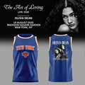 Olivia Dean x New York Knicks The Art of Loving Live 2026 Basketball Jersey Olivia Dean Merch - Merchluma
