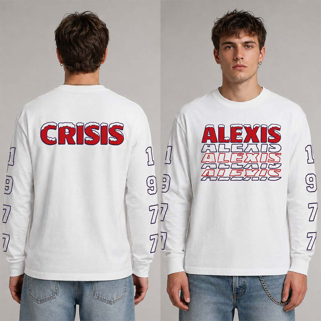Alexisonfire Crisis 2026 Tour 20 Years 1977 White Long Sleeve Shirt Alexisonfire Merch Fan Gear - Merchluma