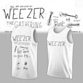 Weezer Merch The Gathering World Wide Tour 2026 Basketball Jersey Rock Fan Gifts - Merchluma