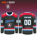 Personalized Atlanta Dream x Crossover Ice Hockey Jersey We Play For More Atlanta Dream Merch - Merchluma