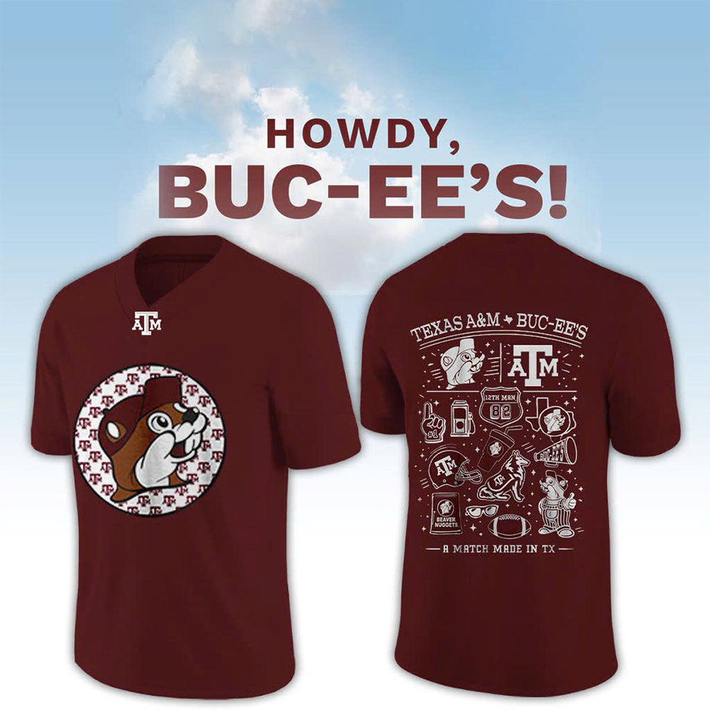 Texas A&M Aggies x Buc-ee's Football Jersey Aggies Merch Football Gifts For Men - Merchluma