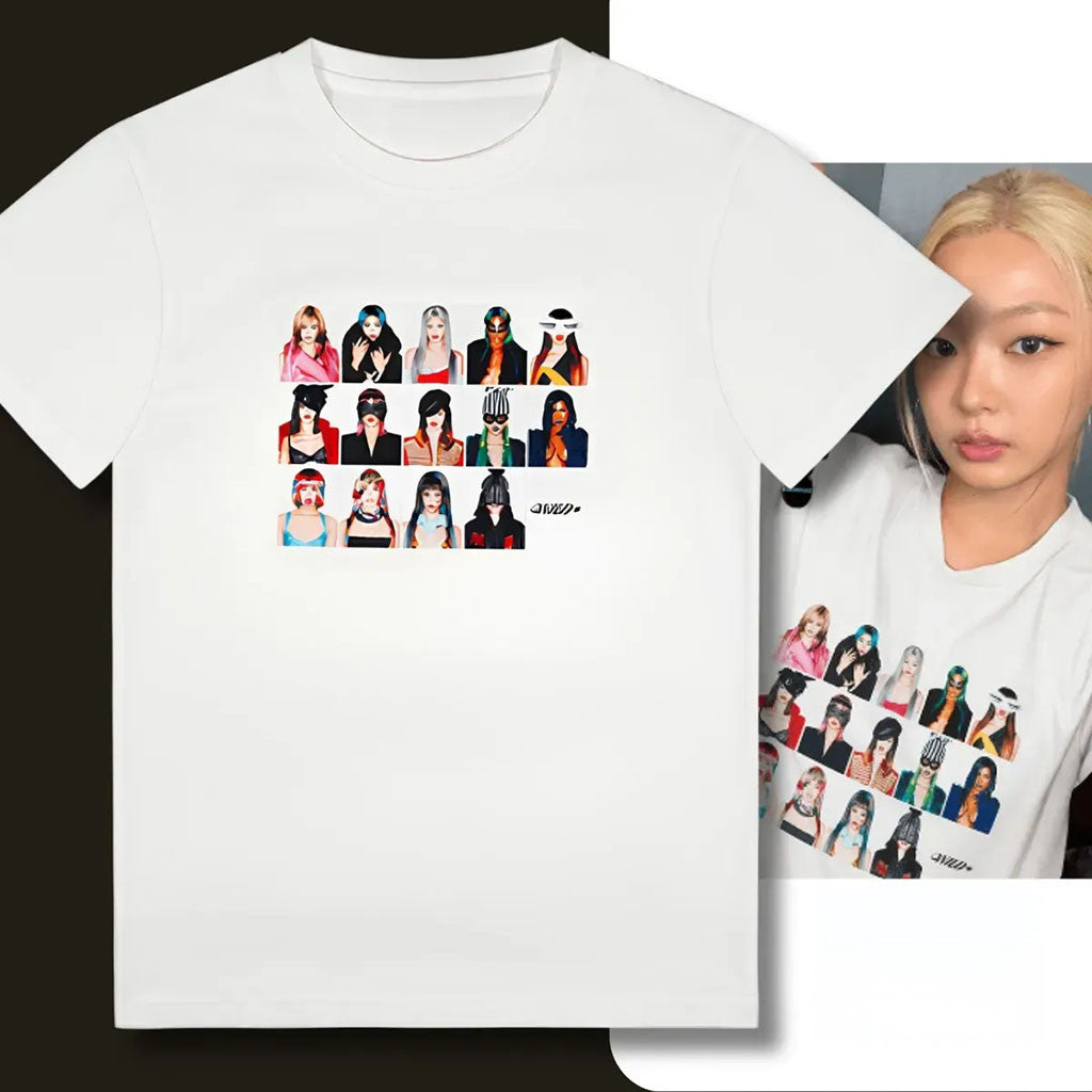 Katseye Merch WILD HEARTS Member Disguise Katseye T-Shirt Gifts For Besties - Merchluma