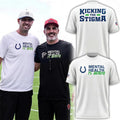 Indianapolis Colts Kicking The Stigma Mental Health T-Shirt Colts Merch Gifts For Fans - Merchluma