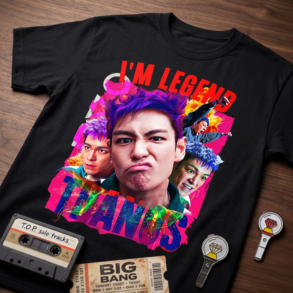 Bigbang Top I'm Legend Thanos Shirt Bigbang Merch Gifts For Music Lovers - Merchluma