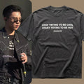 Stop Trying To Be Cool Start Trying To Be Hot Headache Ryul Lngshot Shirt Ryul Merch - Merchluma
