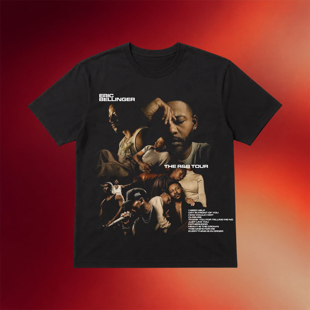 Eric Bellinger Merch 2026 R&B Tour Collage T-Shirt Unique Gifts For Music Lovers - Merchluma